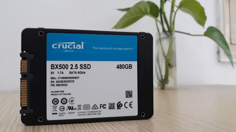 SSD Crucial BX500 3D NAND 2.5-Inch SATA III 480GB CT480BX500SSD1