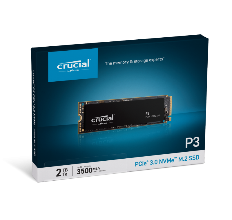 SSD CRUCIAL P3 Plus NVMe 2000GB – CT2000P3SSD8