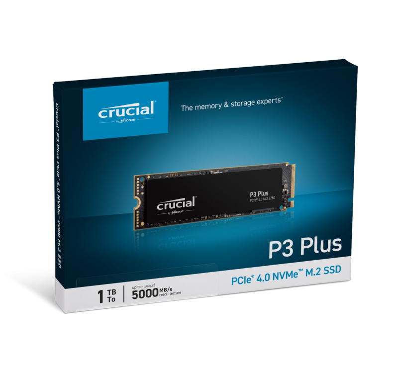 SSD CRUCIAL P3 Plus NVMe 1000GB – CT1000P3PSSD8
